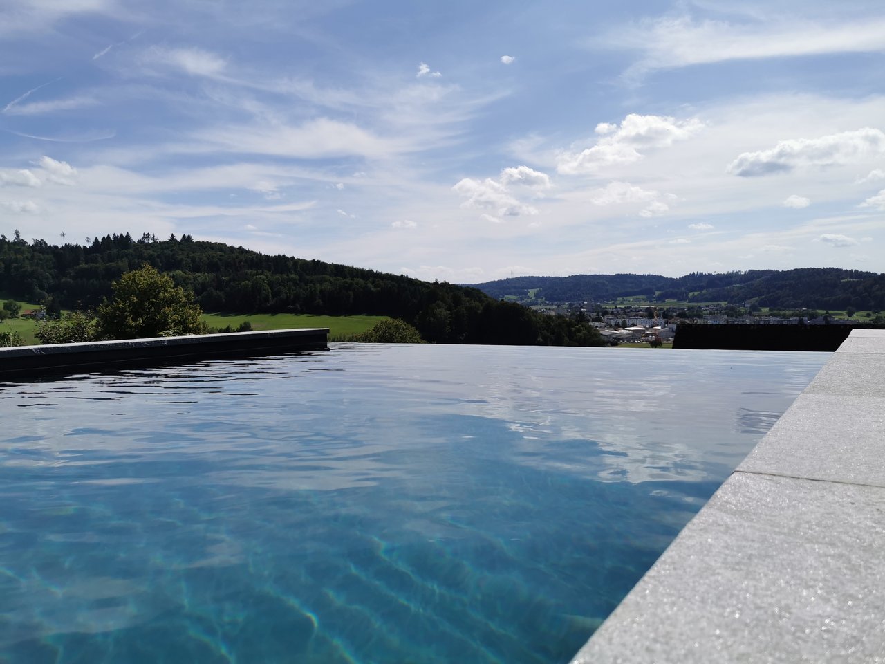 Ausblick vom Infinity Pool