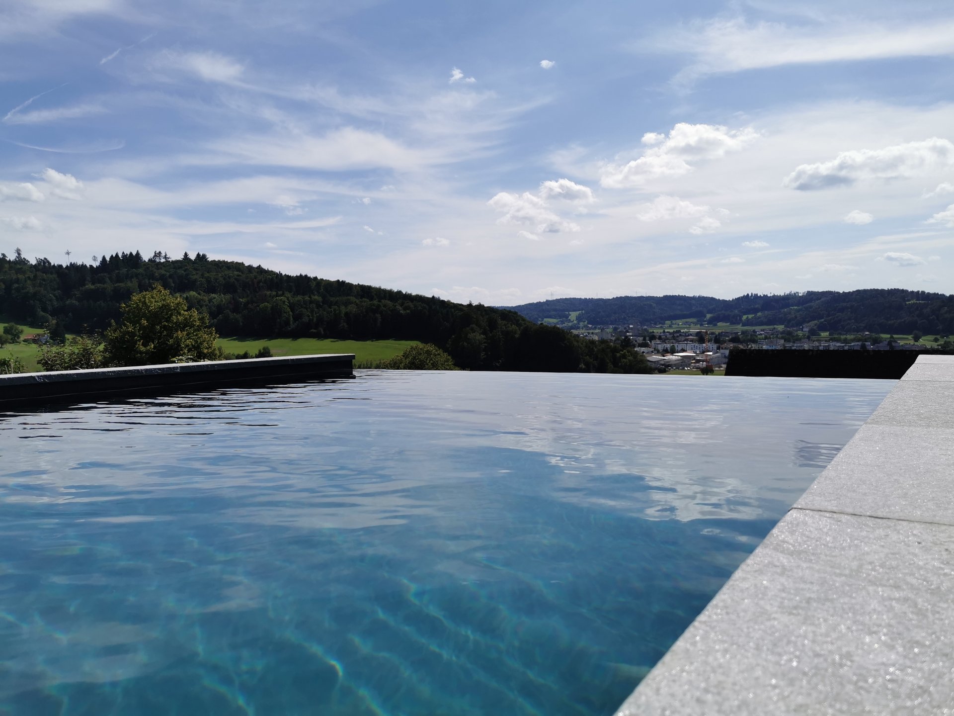 Ausblick vom Infinity Pool