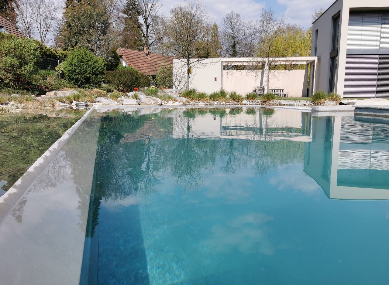 Schwimmbecken eines Naturpools