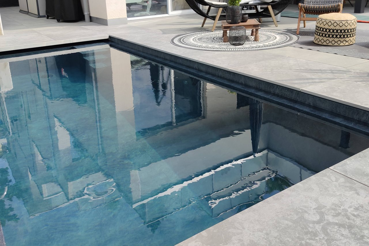 Pool mit Poolfolie Touch Elegance 