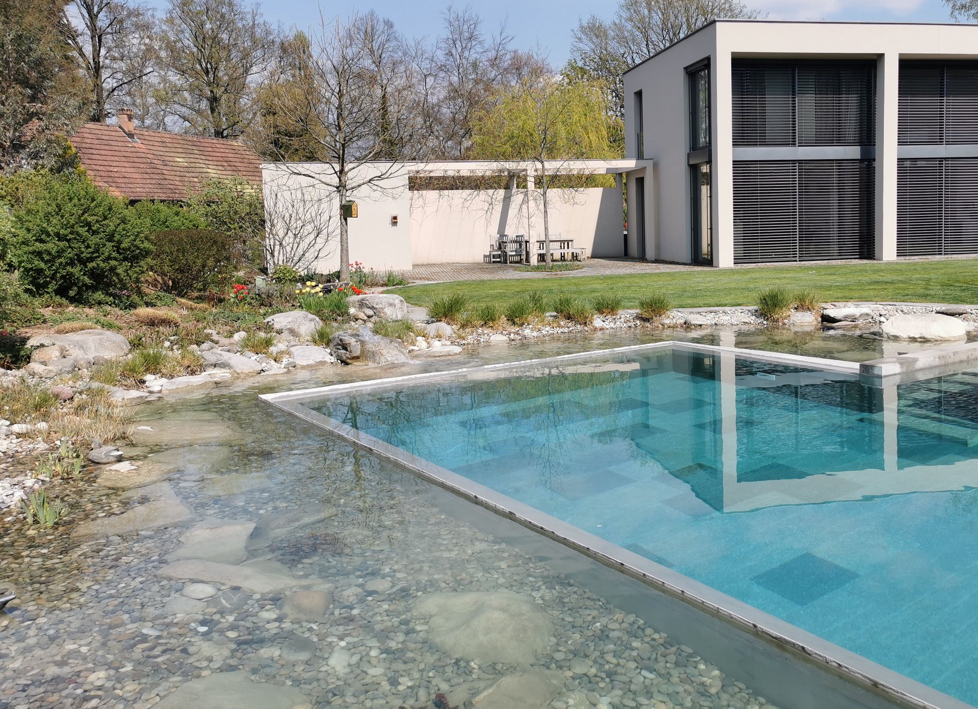 Umgestaltung eines Schwimmteiches