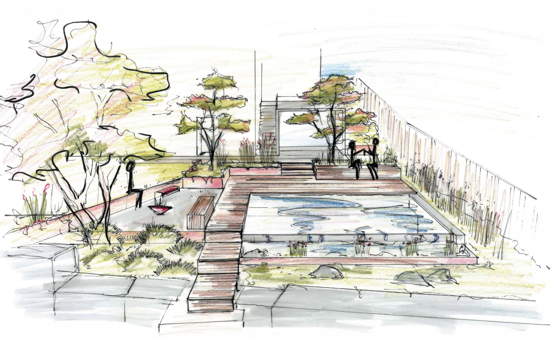 Gartenplanung mit Naturpool