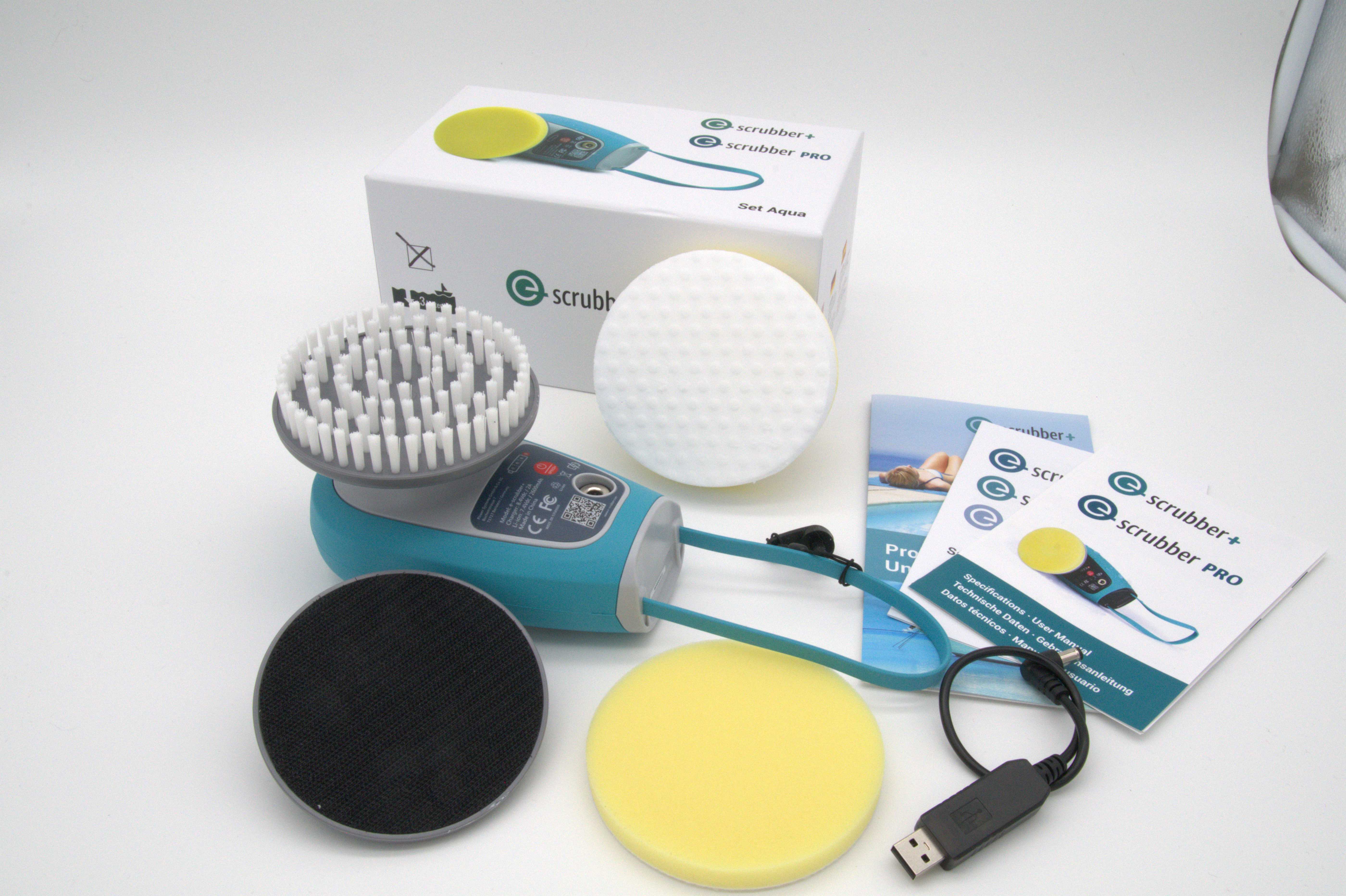 E-Scrubber+ Aqua-Set, Akku Pool Handbürste